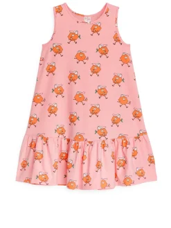 Frilled Jersey Dress