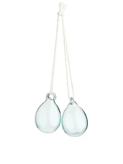 Glass Eggs Set Of 2