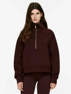 Half-Zip Cotton Sweatshirt
