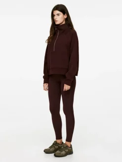 Half-Zip Cotton Sweatshirt