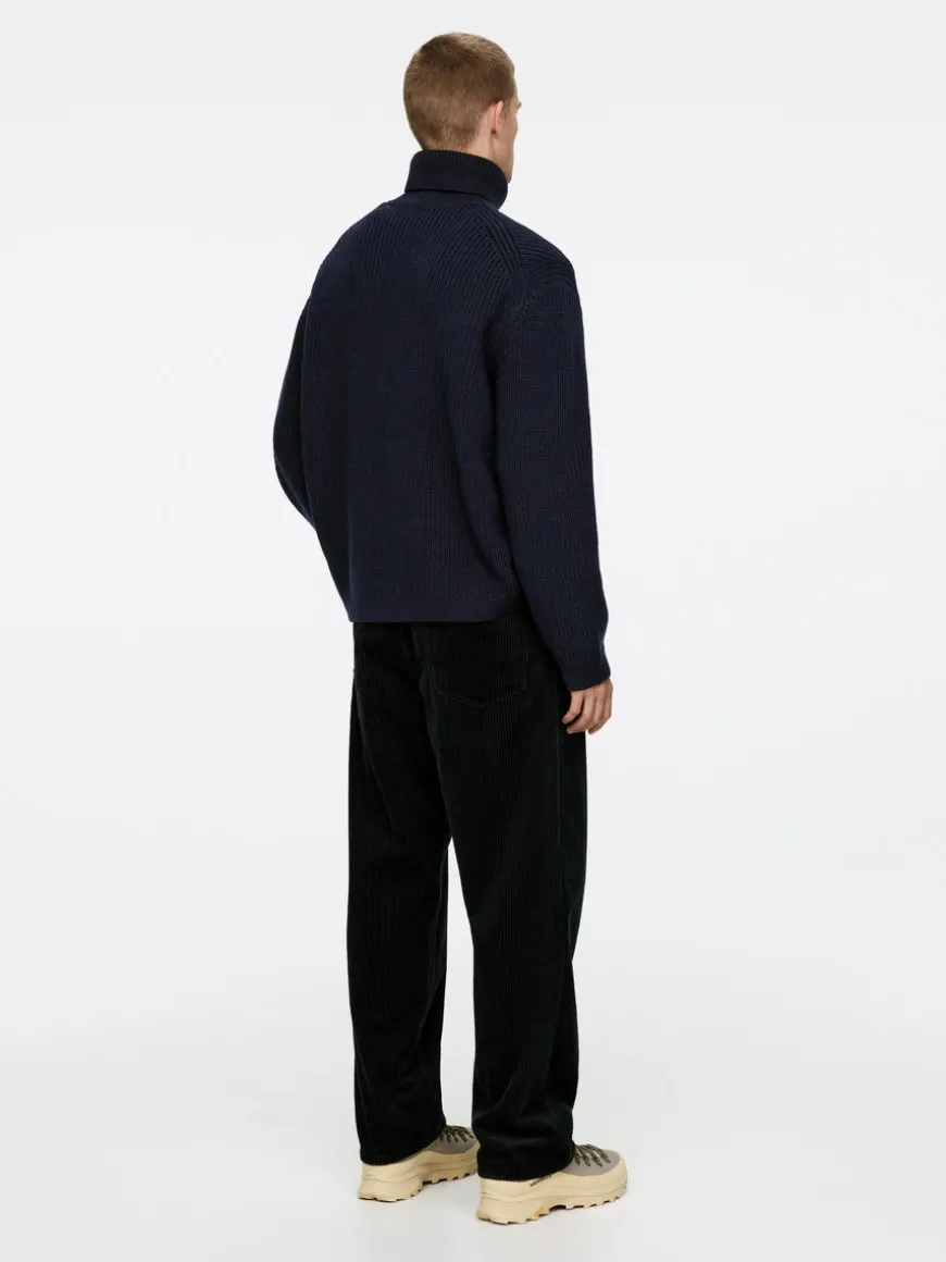 Heavy Wool Roll-Neck Jumper