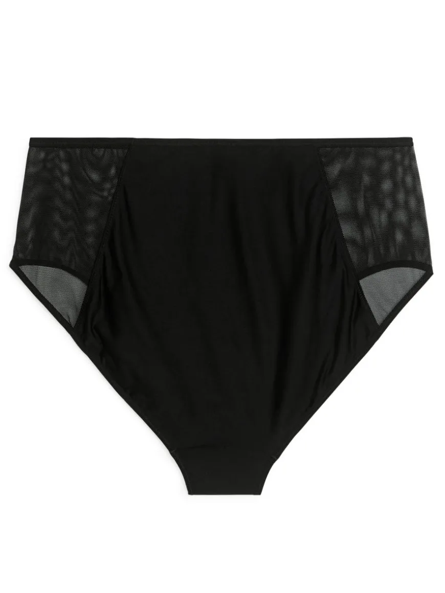 High Waist Mesh Briefs
