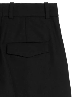 High-Waist Pleated Trousers