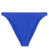 High-Waist Textured Bikini Briefs