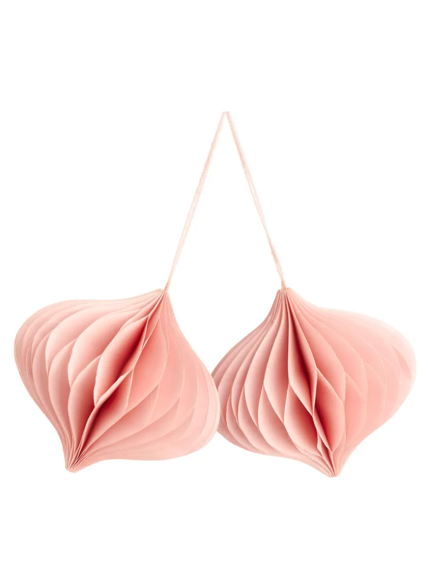 Honeycomb Ornaments Set Of 2