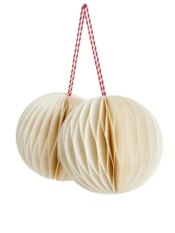 Honeycomb Ornaments Set Of 2