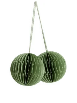 Honeycomb Ornaments Set Of 2