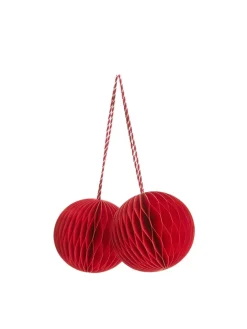 Honeycomb Ornaments Set Of 2