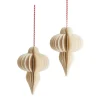 Honeycomb Ornaments Set Of 2