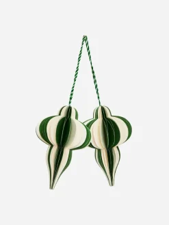 Honeycomb Ornaments Set Of 2