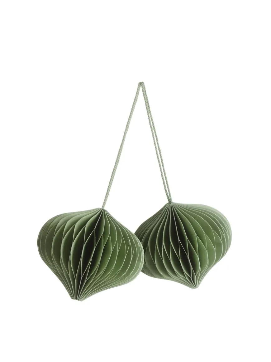 Honeycomb Ornaments Set Of 2