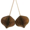 Honeycomb Ornaments Set Of 2