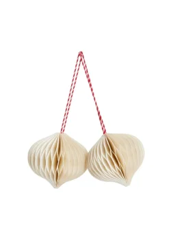 Honeycomb Ornaments Set Of 2