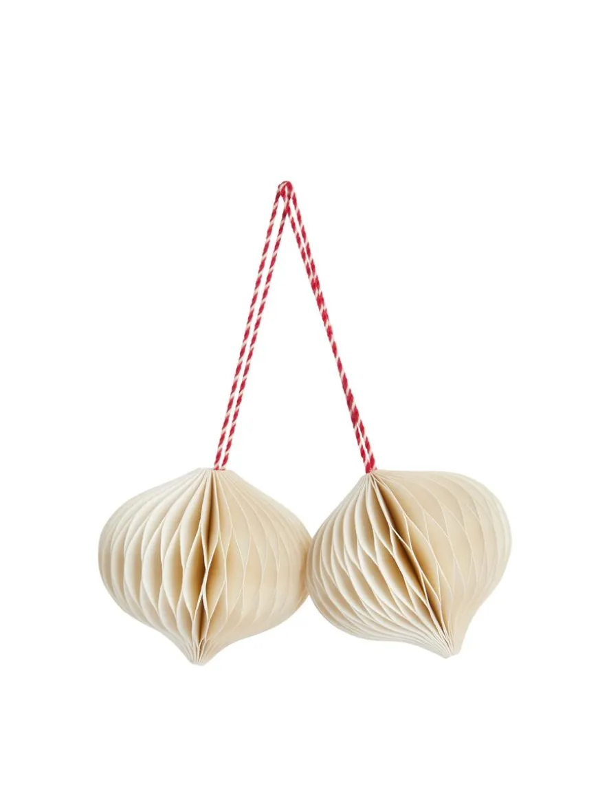 Honeycomb Ornaments Set Of 2