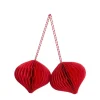 Honeycomb Ornaments Set Of 2