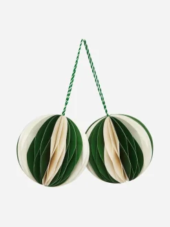 Honeycomb Ornaments Set Of 2