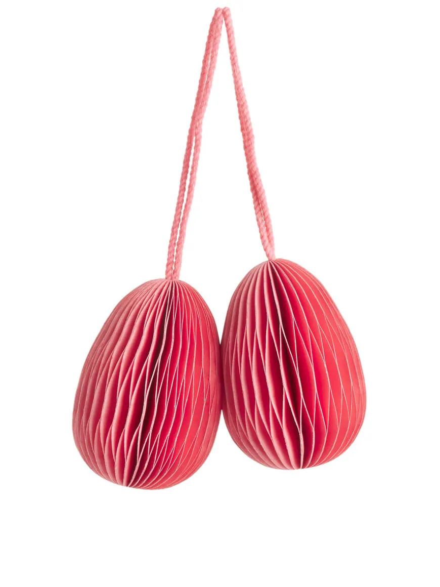 Honeycomb Ornaments Set Of 2