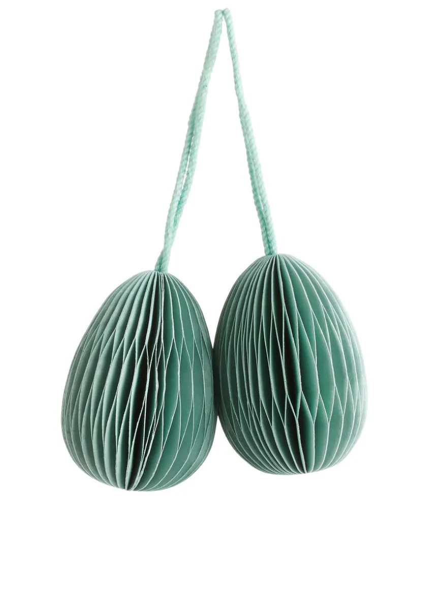 Honeycomb Ornaments Set Of 2