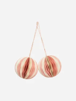 Honeycomb Ornaments Set Of 2