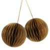 Honeycomb Ornaments Set Of 2