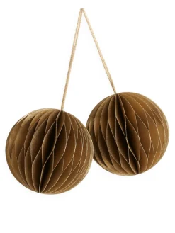 Honeycomb Ornaments Set Of 2