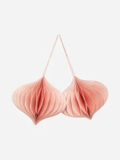 Honeycomb Ornaments Set Of 2