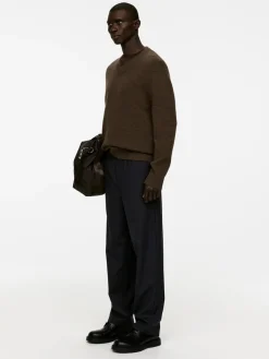 Hopsack Drawstring Trousers