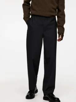 Hopsack Drawstring Trousers