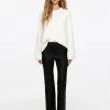 Kick-Flare Leather Trousers