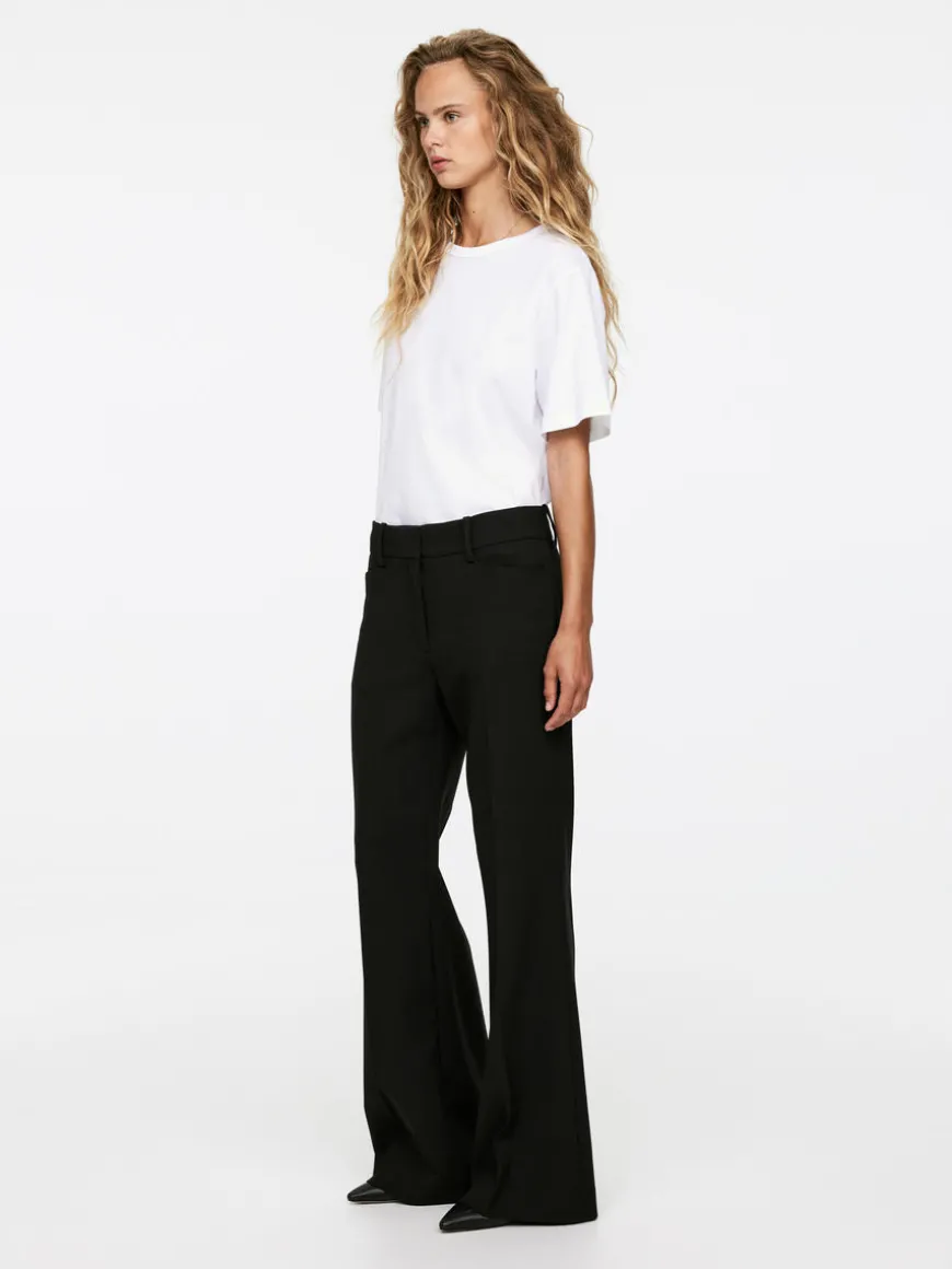 Kick-Flare Tailored Trousers