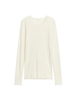 Lettuce-Edge Ribbed Top