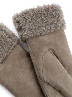 Lined Suede Mittens