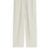 Linen Drawstring Trousers