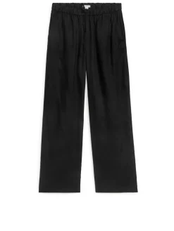 Linen Drawstring Trousers