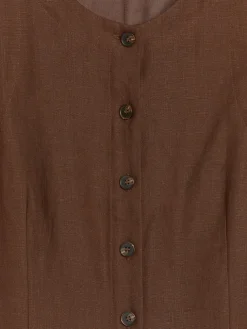 Linen Vest Dress