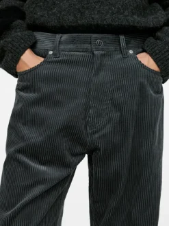 Loose Fit Courduroy Trousers