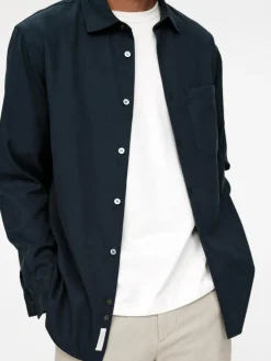 Lyocell Blend Twill Shirt