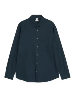 Lyocell Blend Twill Shirt