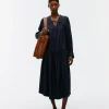 Lyocell-Linen Maxi Dress