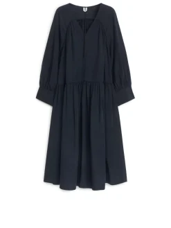 Lyocell-Linen Maxi Dress