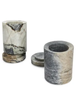 Marble Toothbrush Container