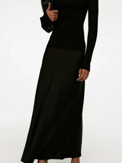 Maxi Satin Skirt