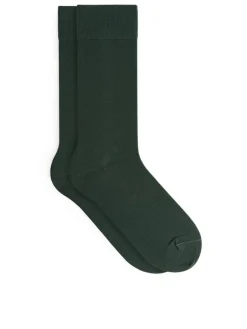 Mercerised Cotton Socks Plain