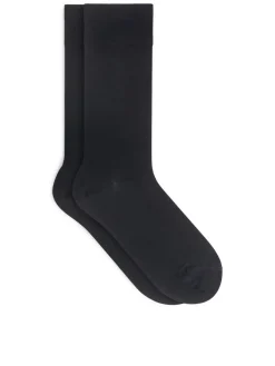 Mercerised Cotton Socks Plain