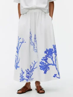 Midi Cotton Skirt