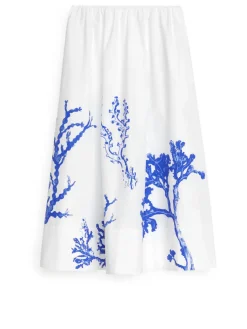 Midi Cotton Skirt