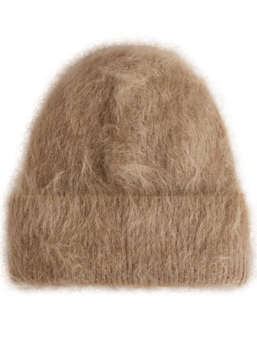 Mohair-Wool Blend Beanie
