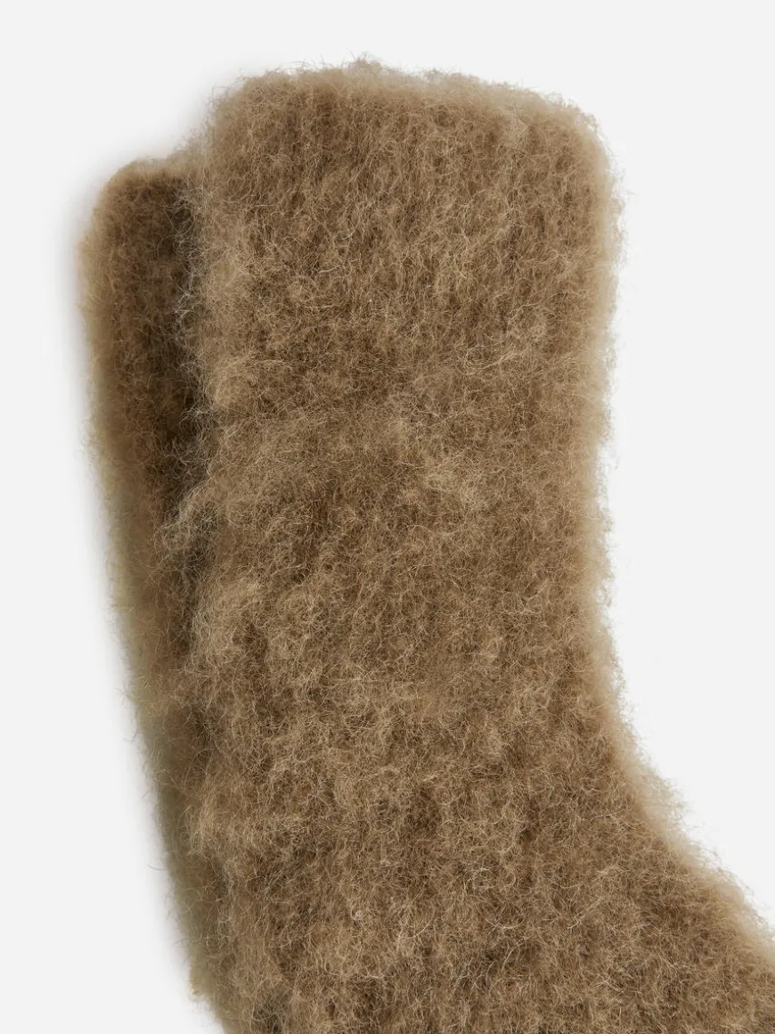 Mohair-Wool Blend Socks