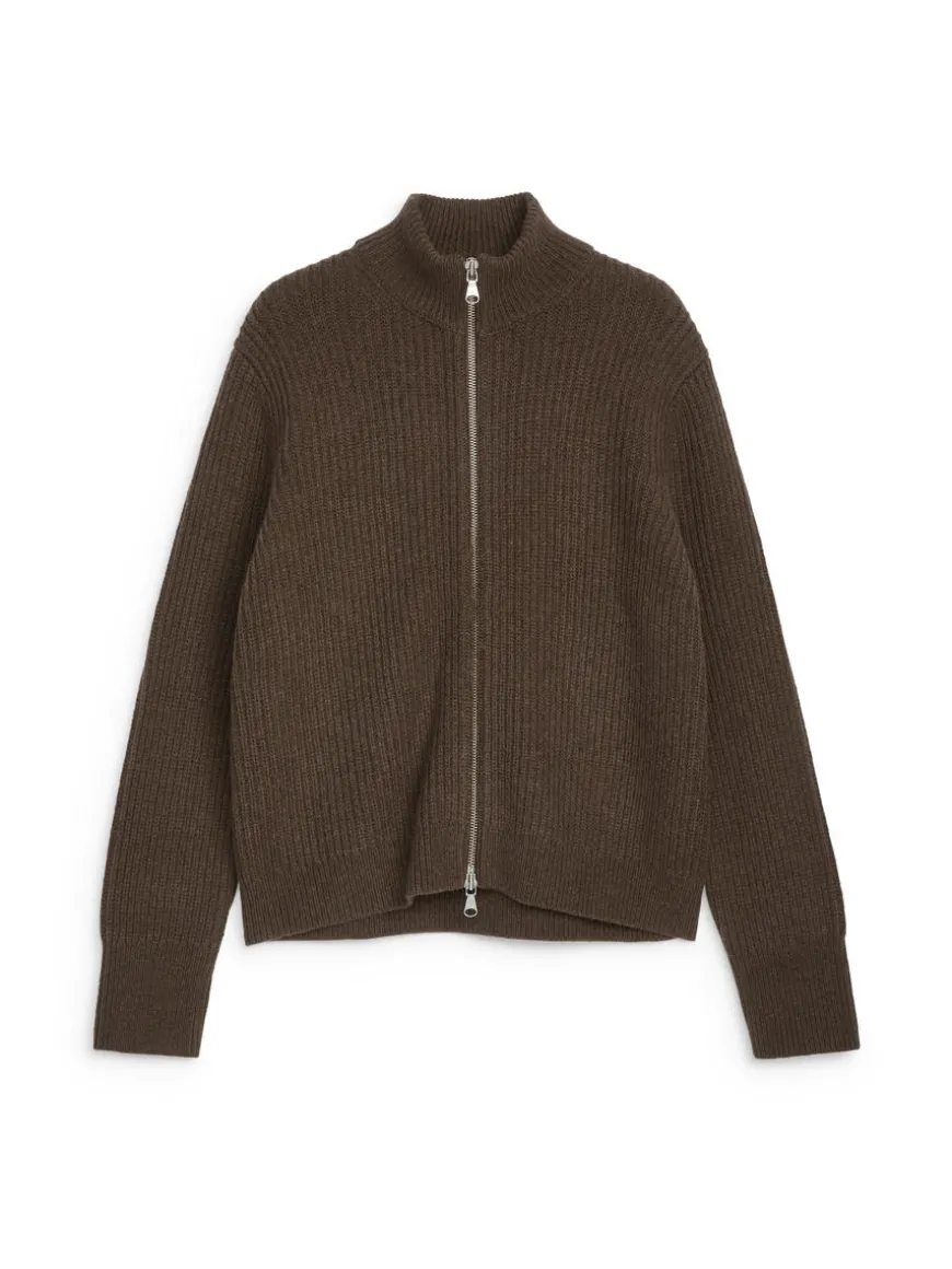 Nativa Wool Zip Cardigan