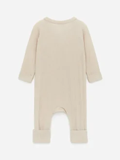 Newborn Smooth Rib Pyjama